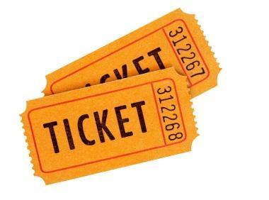 Orange-Raffle-Tickets